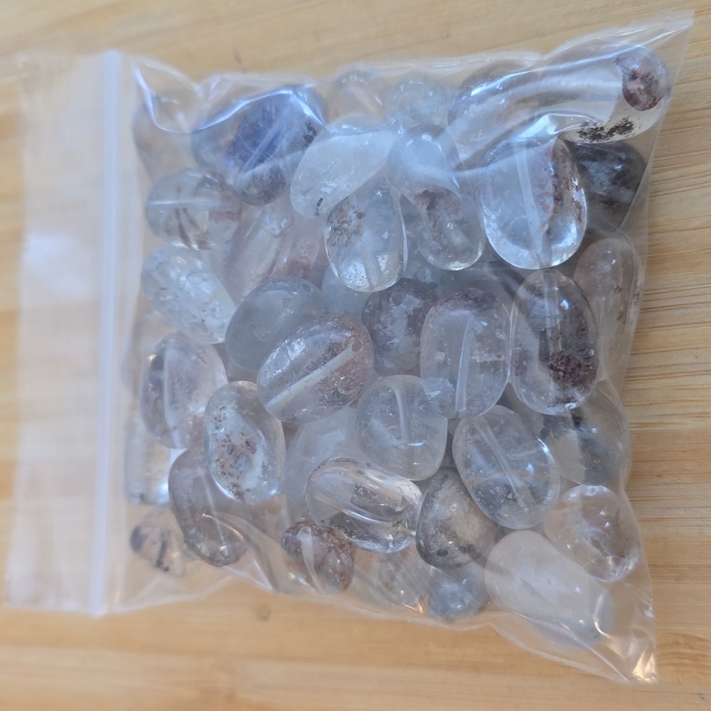 10mm-14mm 50pcs. Authentic Golden Rutilated Quartz beads